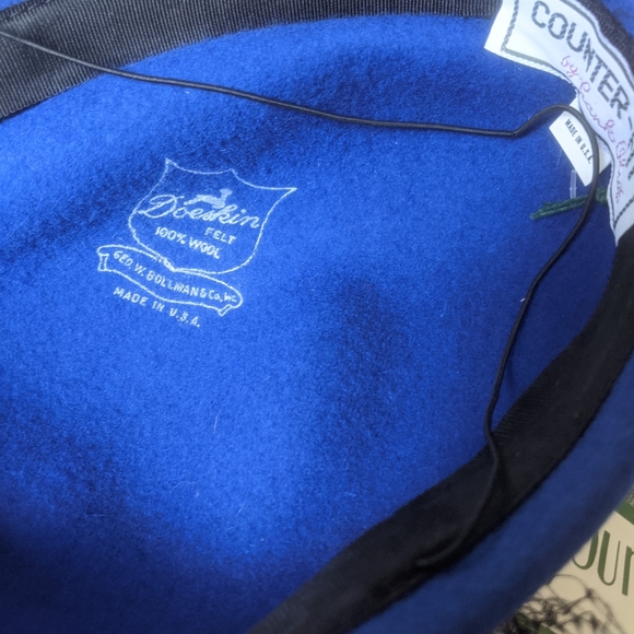 Vintage Blue Hat - Picture 2 of 2